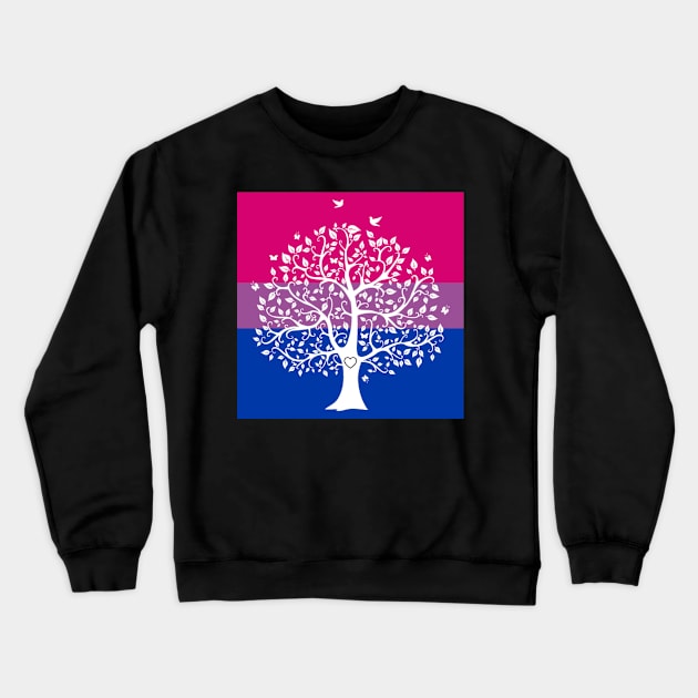 GGA Logo with Bi-Pride Flag Crewneck Sweatshirt by Grace's Grove Audio